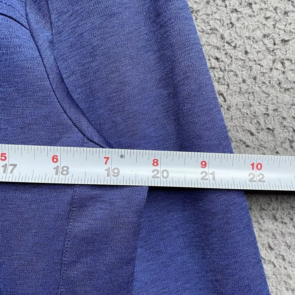 Vineyard Vines On the Go Shep 1/4 Zip Shirt Men’s Deep Bay Blue Mens Small